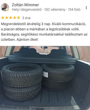 Google-értékelés, 5/5 csillag, Zoltán Wimmer